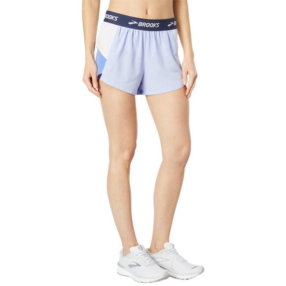 Brooks Women's Chaser 3" Running Athletic Shorts Lavender Rose Size Large - Picture 1 of 8